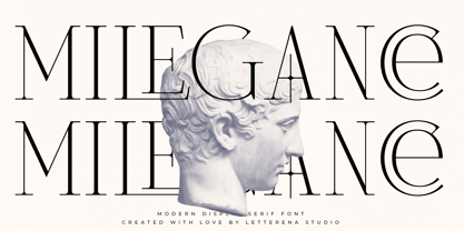 Milegance Font Poster 1