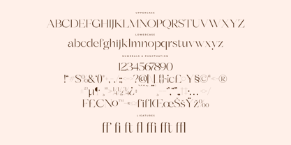 Berloja Satfline Font Poster 7