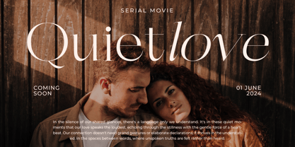 Berloja Satfline Font Poster 5