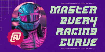 Strike Vortex Font Poster 14