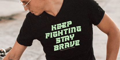 Strike Vortex Font Poster 11