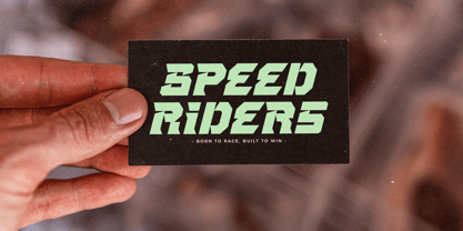 Strike Vortex Font Poster 3