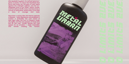 Strike Vortex Font Poster 8