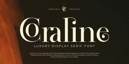 Coraline Font Poster 1