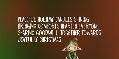 Lovable Christmas Font Poster 4