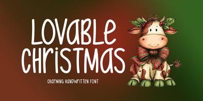 Lovable Christmas Font Poster 1