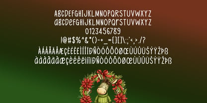 Lovable Christmas Font Poster 5