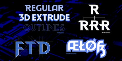 Blast Dragon Font Poster 3