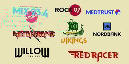 Blast Dragon Font Poster 6