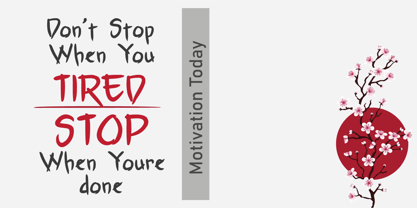 Konnichiwa Genki Font Poster 7