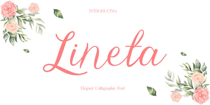 Lineta Font Poster 1