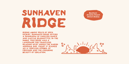 Tansky Font Poster 7