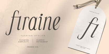 Seraline Orchid Font Poster 7