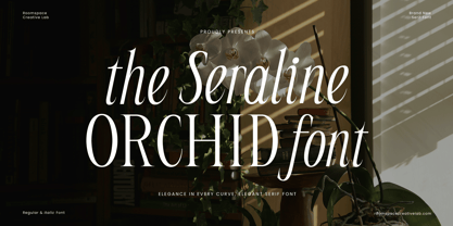 Seraline Orchid Font Poster 1