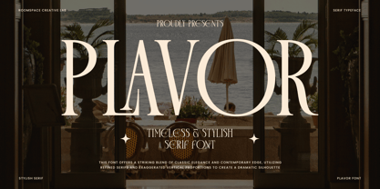 Plavor Font Poster 1