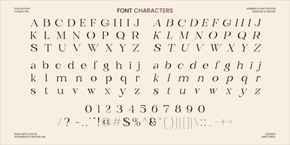 Plavor Font Poster 10