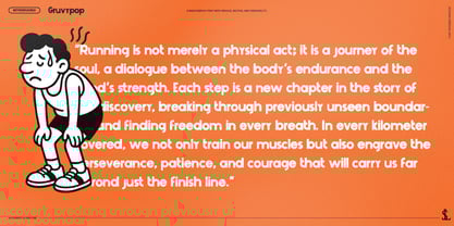 Gruvypop Display Sans Font Poster 8