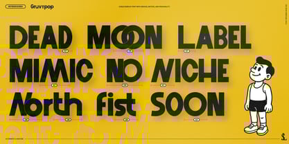 Gruvypop Display Sans Font Poster 3