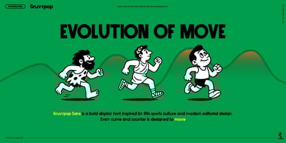 Gruvypop Display Sans Font Poster 2