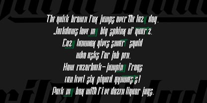 Silent Blade Font Poster 7