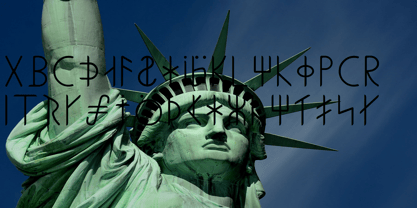 Ongunkan American Runics Font Poster 9