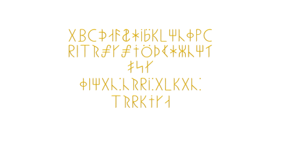 Ongunkan American Runics Font Poster 10