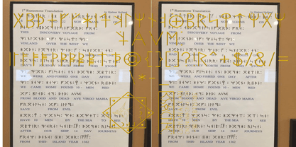 Ongunkan American Runics Font Poster 6