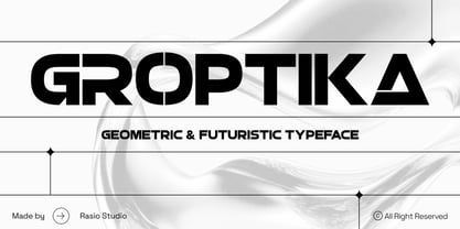 Groptika Font Poster 1