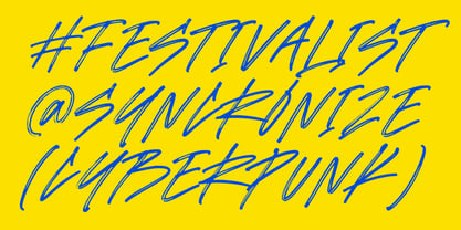 Emoria Brush Font Poster 2