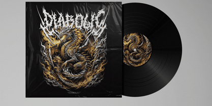 Mortal Reign Font Poster 8