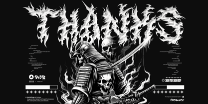 Mortal Reign Font Poster 12