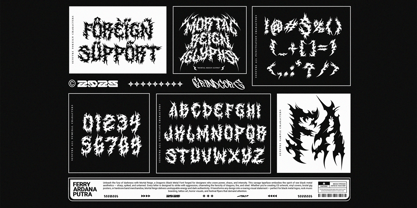 Mortal Reign Font Poster 11