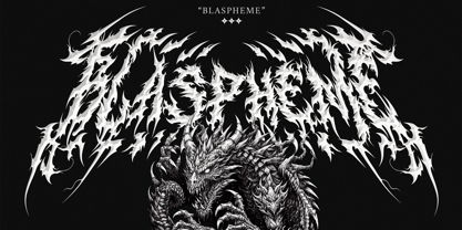 Mortal Reign Font Poster 2