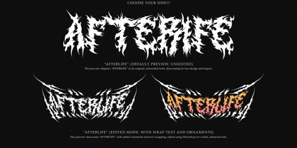 Mortal Reign Font Poster 6