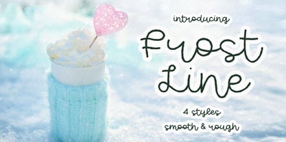 Frost Line Font Poster 1