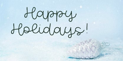 Frost Line Font Poster 2