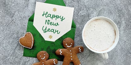 Frost Line Font Poster 3