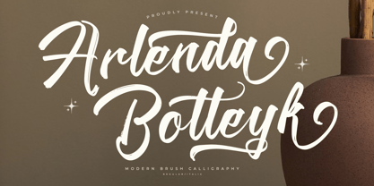 Arlenda Botteyk Font Poster 1
