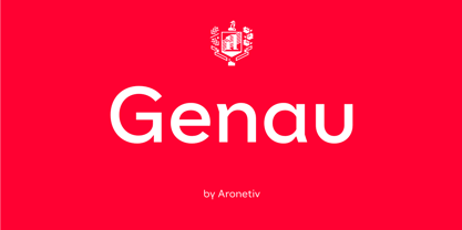 Genau Font Poster 1