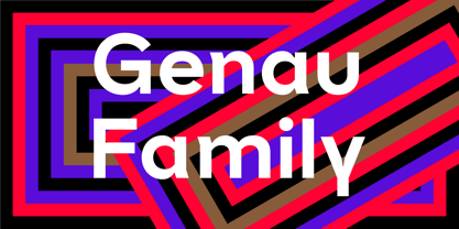 Genau Font Poster 11