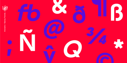 Genau Font Poster 10