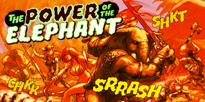 Whyte Wyrm Font Poster 3