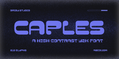 Caples Font Poster 1