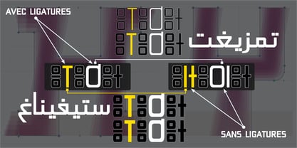 Yasmeen Tech Font Poster 6