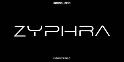 Zyphra Font Poster 1