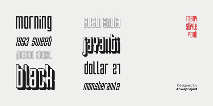 Gridpact Font Poster 3