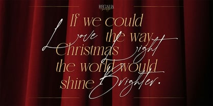 Regalia Prestige Font Poster 11