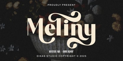 Meliny Font Poster 1