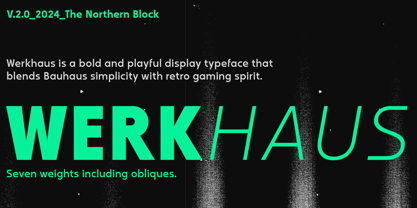 WerkHaus Font Poster 1