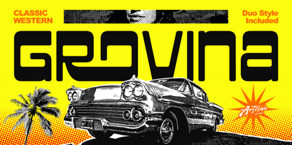 Grovina Font Poster 1